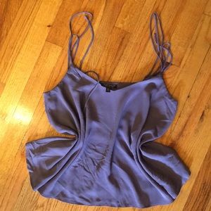 🦄 3/ $15 SALE! Gorgeous Topshop Periwinkle Drape Cami